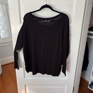 Illuminative Black I AM LOVED Knit lightweight Sweater Top Women’s L